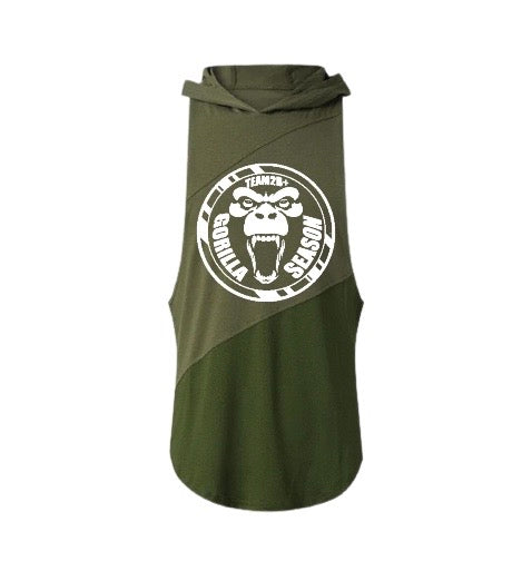 Sleeveless Hoodie | Gorilla Season | Green