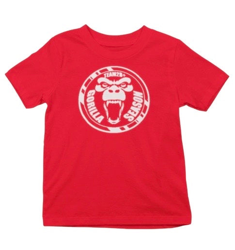 Gorilla Season T-Shirt | Red/White